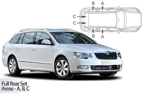 Sluneční clony CarShades ŠKODA Superb II, kombi