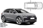 Sluneční clony CarShades Audi Q4 e-tron - 2 ks