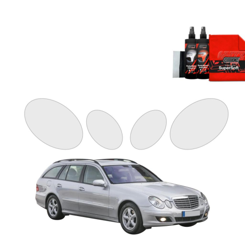 Ochranná folie GRIZZ na přední světlomety Mercedes Benz E Class S211 Kombi