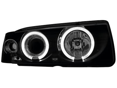 Přední lampy s Angel Eyes BMW E36