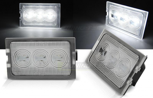LED osvětlení registrační značky Land Rover
