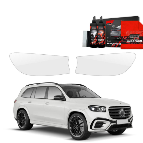 Ochranná folie GRIZZ na přední světlomety Mercedes GLS 450d