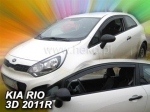 Deflektory-ofuky oken Kia Rio III 3-dvéř.
