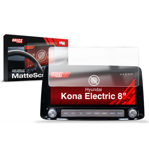 Matná folie na LCD display navigace Hyundai Kona Electric