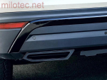 Koncovky výfuku Škoda Kodiaq II, černý lesk