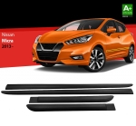 Plastové lišty dveří - venkovní Nissan Micra