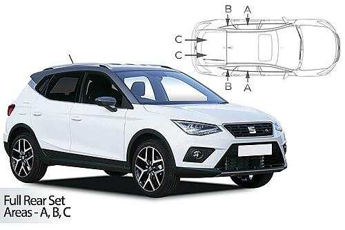 Sluneční clony CarShades Seat Arona - 6 ks