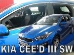 Deflektory-ofuky oken Kia Ceed, přední+zadní