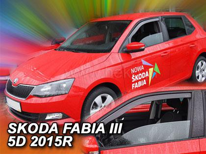 Deflektory-ofuky oken Škoda Fabia III, 5-dvéř. hatchback / kombi