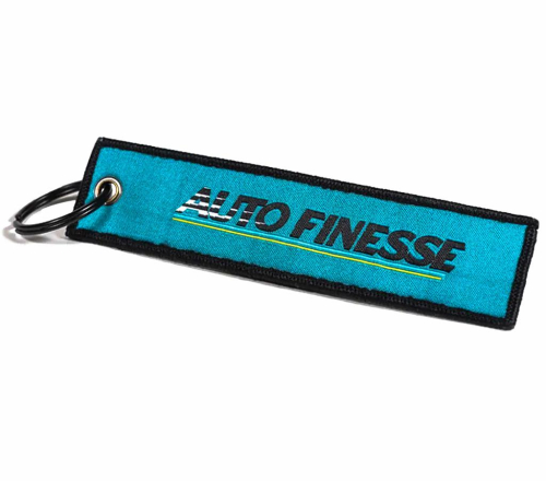 Auto Finesse Retro Race Tag Teal