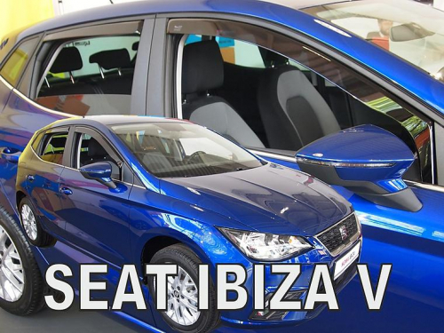 Deflektory-ofuky oken Seat Ibiza V - přední+zadní