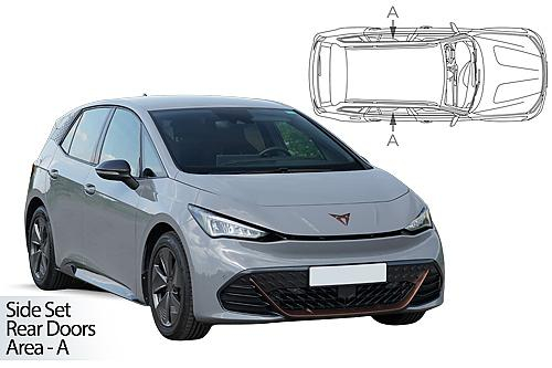 Sluneční clony CarShades Cupra Born - boční