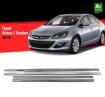 Nerez lišty spodní hrany oken dveří Opel Astra J Sedan