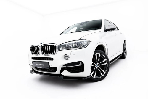 Spoiler předního nárazníku v1 BMW X6 F16 Mpack
