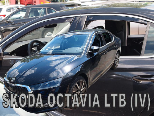 Deflektory-ofuky oken Škoda Octavia IV Sedan (+zadní)