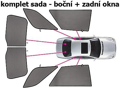 Sluneční clony CarShades FORD Focus, 5-dvéř.