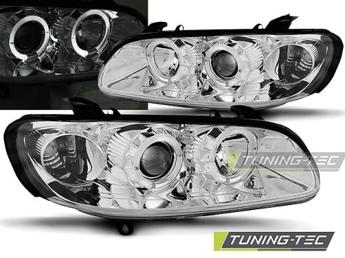 Přední světla s Angel Eyes Opel Omega B