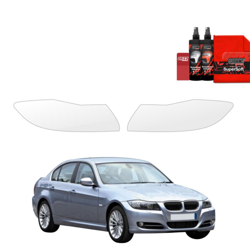 Ochranná folie GRIZZ na přední světlomety BMW 3 E90 Sedan Pre-LCI