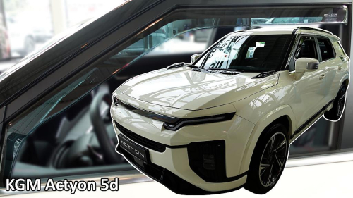 Deflektory-ofuky oken pro Ssangyong Actyon - přední