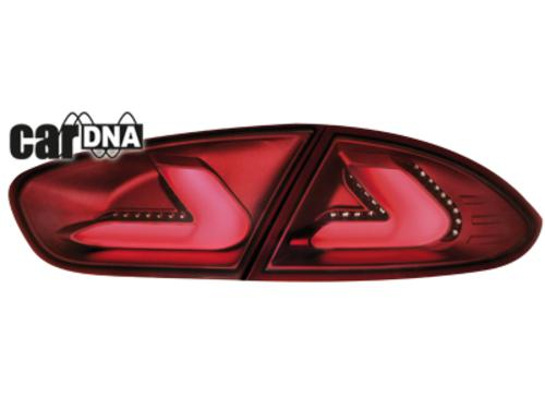 Zadní čirá světla červená carDNA Seat Leon Facelift