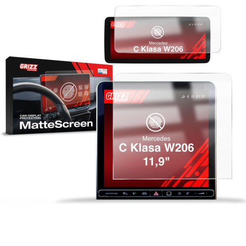 Matná folie na LCD display navigace Mercedes C Class W206