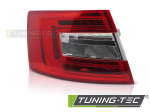 Zadní LED světla TYC Škoda Octavia III Liftback, červeno-bílé provedení