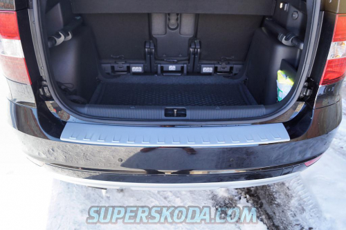 Plastový kryt prahu zadních dveří Škoda Yeti I City facelift - ALU Look VV