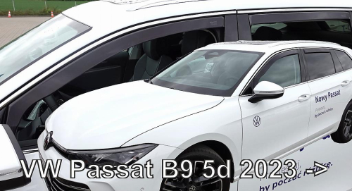 Deflektory-ofuky oken Volkswagen Passat B9 Combi 5dvéř. (+ zadní)