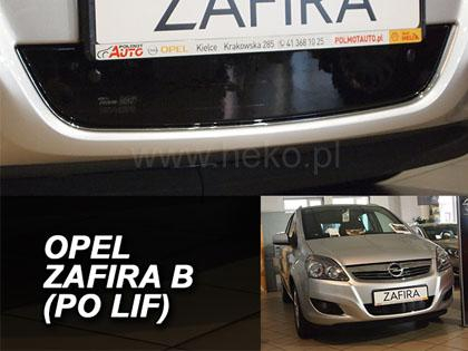 Zimní clona masky Opel Zafira B facelift - dolní