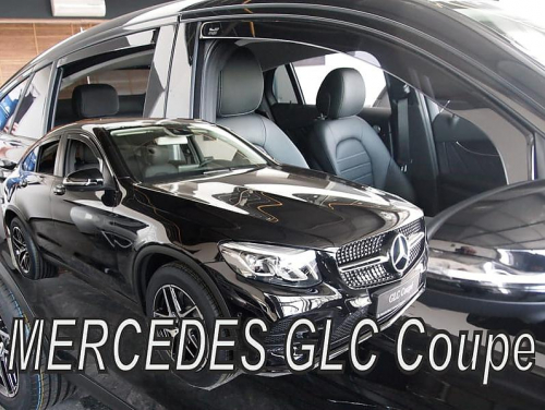 Deflektory-ofuky oken Mercedes GLC C253 5-dvéř. (+zadní) coupe