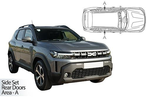 Sluneční clony CarShades Dacia Duster 5dvéř. - boční