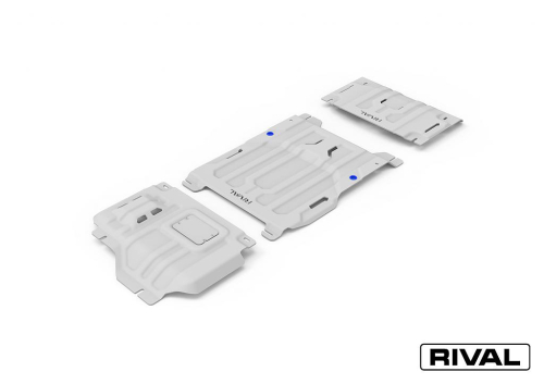 sada ALU krytů podvozku Ford Ranger RAPTOR II (P703) - motor, převodovka a rozdělovací převodovka - 4mm