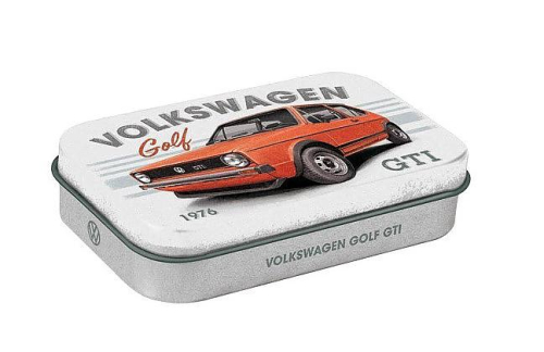 Plechová krabička s mentolkami Mint Box XL - Volkswagen Golf GTI