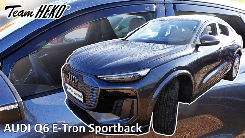 Deflektory-ofuky oken Audi Q6 E-Tron + zadní
