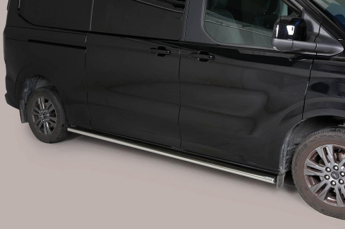Boční nerezové nášlapy FORD Transit / Tourneo Custom L2 - oválné