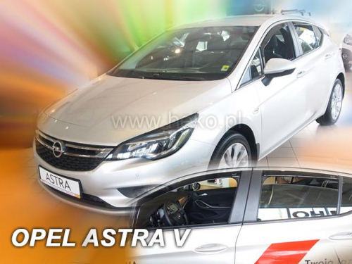 Deflektory-ofuky oken Opel Astra V K hatchback, 5-dvéř