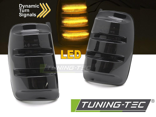 LED dynamické směrové světlo do zrcátek pro Ford Transit - kouřové provedení