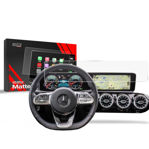 Matná folie na LCD display navigace Mercedes AMG CLA A35