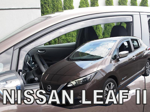 Deflektory-ofuky oken Nissan Leaf - přední