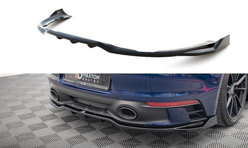 Zadní spoiler nárazníku V.2 Porsche 911 Carrera Aero 992 s žebrováním