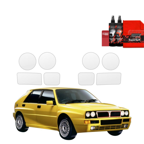 Ochranná folie GRIZZ na přední světlomety Lancia Delta Integrale