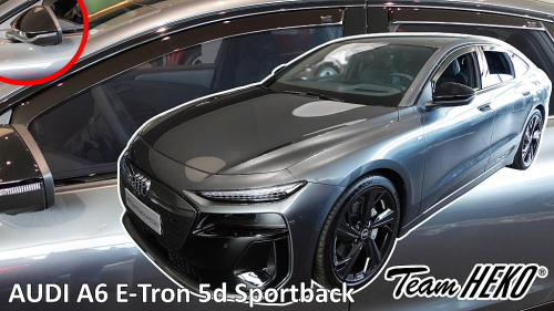 Deflektory-ofuky oken Audi A6 E-Tron 5dvéř. Sportback + zadní