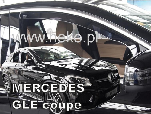 Deflektory-ofuky oken Mercedes GLE C292 přední
