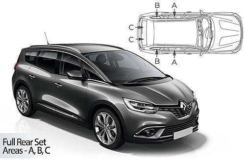 Sluneční clony CarShades Renault Grand Scénic IV - 6 ks