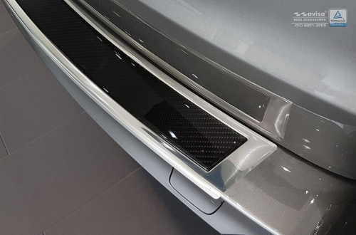 Kryt prahu zadních dveří BMW X5 F15 - nerez / karbon