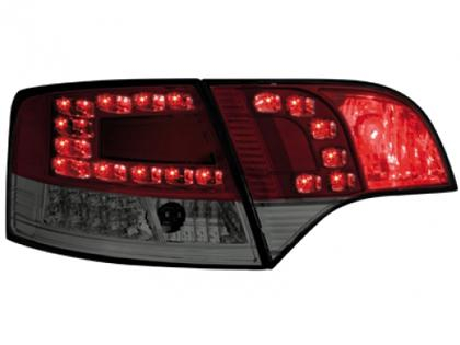 Zadní světla s LED Audi A4 B7 červeno/kouřová