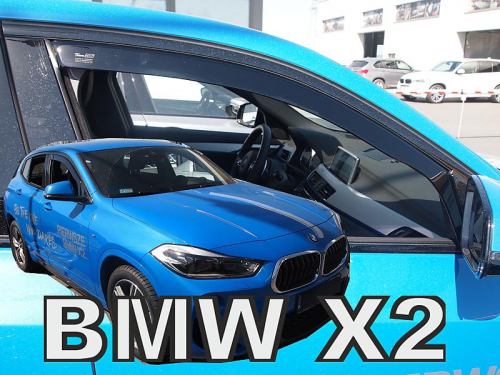 Deflektory-ofuky oken BMW X2 F39 - přední