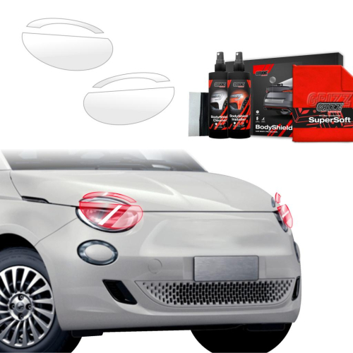 Ochranná folie GRIZZ na přední světlomety Fiat 500