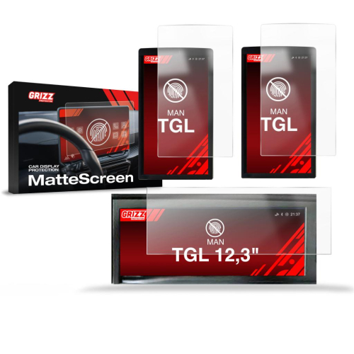 Matná folie na LCD display navigace MAN TGL