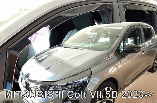 Deflektory-ofuky oken Mitsubishi Colt VII, 5dvéř. (+ zadní)